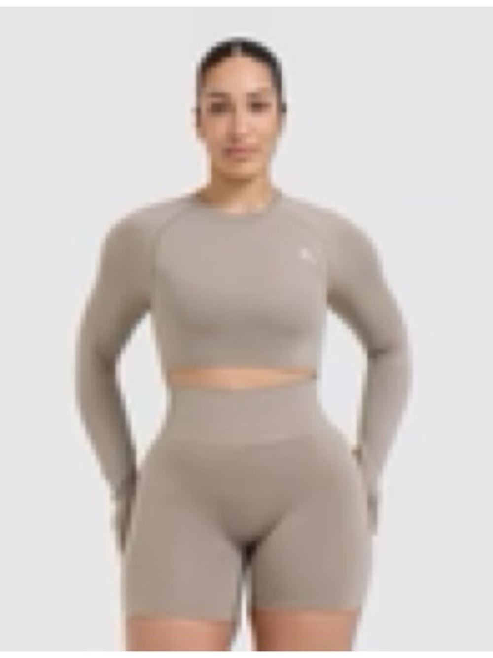 Seamless Long-Sleeve Crop Top